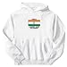 SWEATSHIRT WHITE ELEGANT FLAG " JAMMU AND KASHMIR " INDIA X-Small