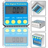 Mini Digital Protractor Precise Angle Gauge Angle Finder Inclinometer Level Gauge Extra Larger LCD Display Measurement Measuring Equipment Instrument