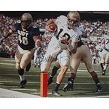 Brady Quinn Autographed Notre Dame Rushing TD 8x10 Photograph