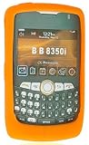Blackberry Curve 8350i Orange Silicone Skin Case