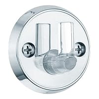 Alsons 5001PK Clear Pin Wall Mount, Chrome