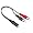 www.soundtreiber.com - Hama Soundkarten-Kabel 2 Cinch-Stecker 3 5mm Stereo-Klinkenkupplung; 0 2m
