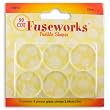 Fuseworks Clear Pre-cut Circles - 90 Coe