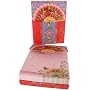 Set of 3 Gold Foil Embellished Pocket Note Pads ~ 6 different designs, Red Fans