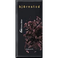 Bj�rnsted Bio Feine Bitter Schokolade, 71 % Cacao, -Ein Genuss f�r alle Feinschmecker und Liebhaber edler Bitter Chocolade, 100g