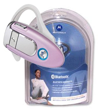 Motorola 89036J H500 Bluetooth Wireless Headset (Soft Pink)