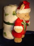 Carters Happy Holidays Baby's First Christmas Bear and Fleece Blanket