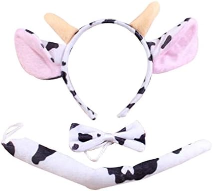 Kids Dalmatian Headband Fancy Mouse Tiger Animals Cosplay Halloween Costume