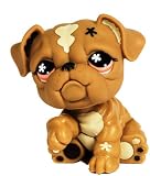 Hasbro - 607 - Littlest  Petshop - Petshop Single A - Chien Boxer Marron