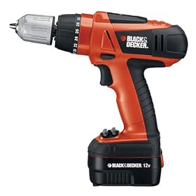 Click here to buy Black and Decker HPD12K-2 12-Volt Ni-Cad 3 8-Inch Cordless Drill Driver Kit by Black & Decker.