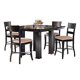 Abby Pub 5-pc. Dining Set - Espresso by 