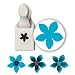 Martha Stewart Crafts Stamp & Punch Pack Flower By The Each