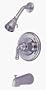 SHOWER FAUCET FAUCETS POLISHED CHROME KINGSTON KB631SO