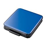 SANWA SUPPLY FCD-16005BL DVD・CDケース(ブルー) 160枚