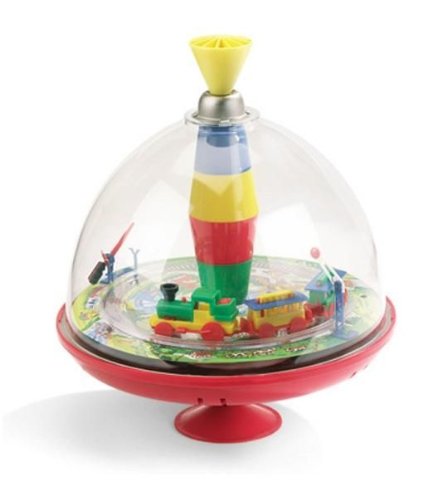 Janod - J04128 - Jouet Premier age - Toupie Musicale Train