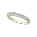 14K Yellow Gold 1/2 ct. Pave Set Diamond Wedding Band