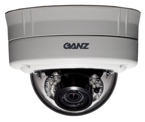 Ganz ZC-DT2312NHA-IR 0.33-Inch Outdoor Vandal Proof Day Night IR Dome Camera