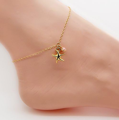 Gold Starfish Anklet Bracelet