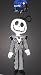 The Nightmare Before Christmas- Jack Keyring Plush