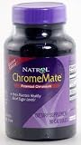 Natrol Chromemate Chromium Caps 90's (Chromemate Combines Chromium with Vitamin B6 Which Enhances Absorption and Plays a Role in Maintaining Normal Blood Sugar and Cholesterol Levels, Hypoglycemia, Weight Reduction, Cardiovascular Disorders, and Energy Levels)