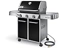Weber 6611001 Genesis E-310 Natural Gas Grill, Black