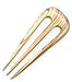Baerreis Hand Crafted Hair Fork Dew Drop Choose Length, Wood Zebrawood