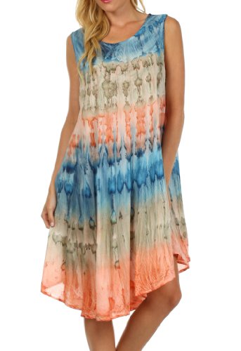 Sakkas Desert Sun Caftan Dress / Cover Up