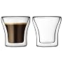 Bodum Assam Double-Wall Shot/Espresso Glasses, Set of 2