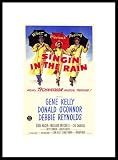 Singin' in the Rain Movies Framed Art Poster Print, 16x22