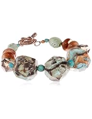 Barse "Guilded" Picture Jasper Toggle Bracelet