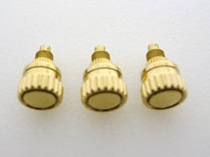 12 Daytona Watch Crown Pusher for Rolex Yellow Gold Part