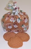 Gourmet Food : Scott's Cakes 1 lb. Raspberry Shortbread Cookies in a Snowman Bag
