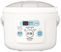 SHARP ジャー炊飯器 フローズンホワイト KS-H55-W