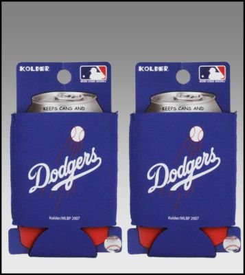 SET OF 2 LOS ANGELES DODGERS CAN KADDY KOOZIES