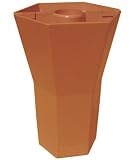 BRELLA VASE - 10 inch - Opaque - Terra Cotta - Patio Umbrella Vase