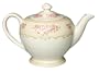 Queen's China Toile de Jouy Cranberry Tea Pot