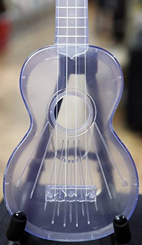 Kala MK-SWT/Clear Makala Waterman Composite Soprano Ukulele in Clear Color