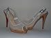 Christian Louboutin Slingback Shoes White Heels Platform Sandals Signed by Mr. Louboutin- OnlyModa Image