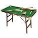 Voit 48" Mini Pool Table (Mahogany and Green) (30.5"H x 26"W x 48"D) Voit 48" Mini Pool Table (Mahogany and Green) (30.5"H x 26"W x 48"D)
