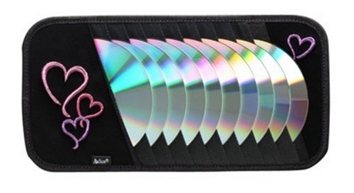 Hearts 10-CD Visor Organizer