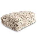 Lucy's Luxury Bellahome Safari Faux Fur Plush Throw Blanket Comforter, King (82.6'' L x 90.5'' W), White