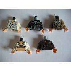 LEGO INDIANA JONES - 5 SELTENE OBERK�RPER - WILLIE SCOTT, MUTT WILLIAMS, CEMETERY WARRIOR, ELSA SCHNEIDER, HENRY JONES