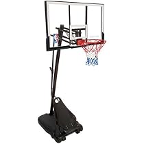 Spalding 74307 Portable Basketball System with 52-Inch Acrylic Backboard