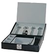 Valet Bey Storage Case For Watches and Jewelry Leather Black SALE