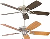 Edgewood 5-Blade Decorative Ceiling Fan in Satin Nickel