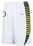 Oregon Ducks White Screen Printed Replica Basketball Shorts By Nike