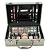 Shany Cosmetics Carry All Train Case with Makeup and Reusable Aluminium Case