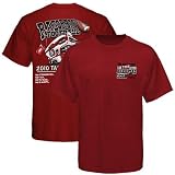 Arkansas Razorbacks Cardinal 2010 Football Schedule Tailgate T-shirt