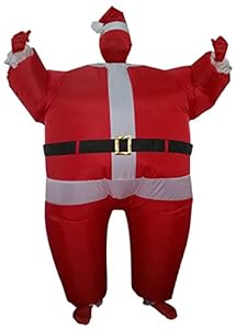 Inflatable Santa Body Suit - Adult Large