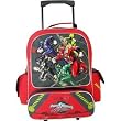 Disney Power Rangers Rolling Backpack - Full Size Power Rangers Wheeled Backpack -Top Rescue